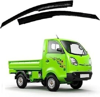 Car Rain Guard Windabweiser Seitlich Für TATA Zip Schwarz 2-teilig