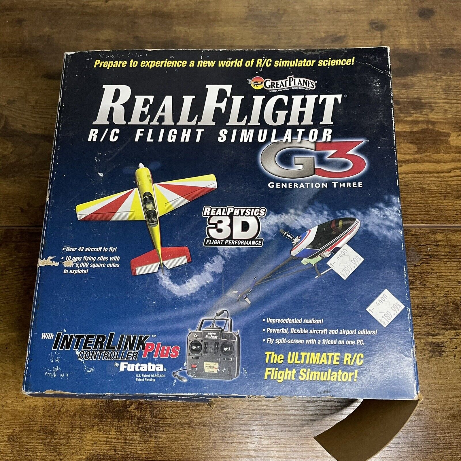 Great Planes Real Flight RC Flight Simulator G3 Remote In Original Box