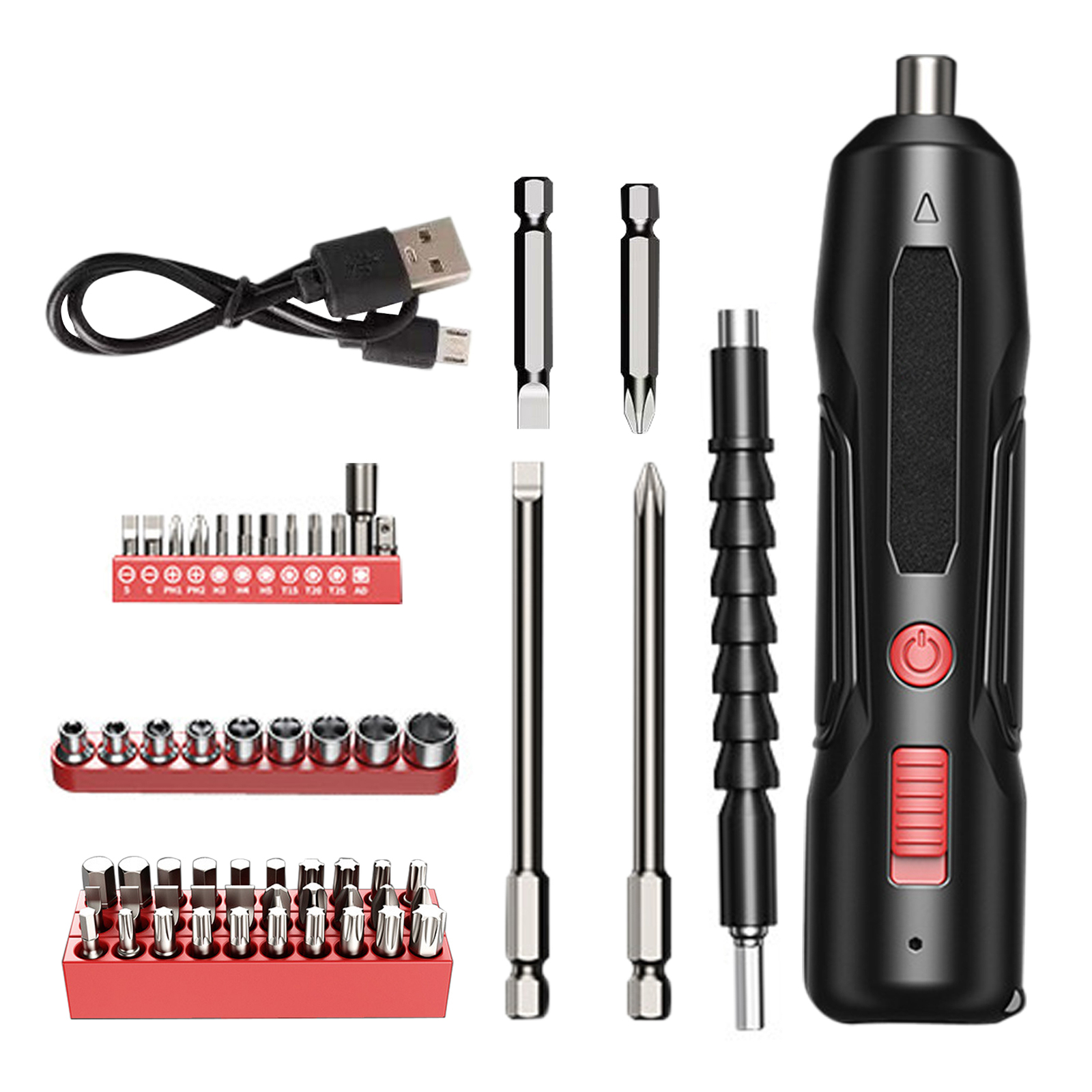 Power Tool Rechargeable Cordless Electric Screwdriver Drill Kit Wireless
