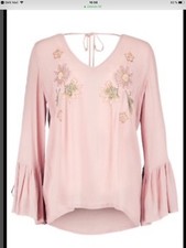 Boho Hippie Style Tunika RIVER ISLAND Gr.XS rosa Neu