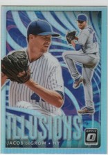 JACOB DEGROM 2020 DONRUSS OPTIC ILLUSIONS HOLO PRIZM NEW YORK METS $1.99 ROOM