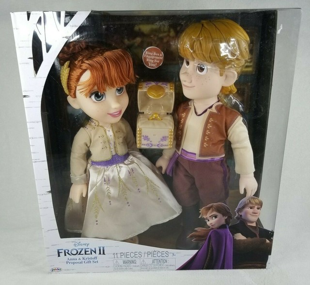 Disney Frozen 2 Anna & Kristoff Dolls Proposal Gift Set 2 Doll Pack 11 Pieces eBay
