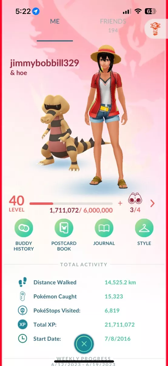 Selling - Pokemon go account level 30 with pokedex almost full - EpicNPC