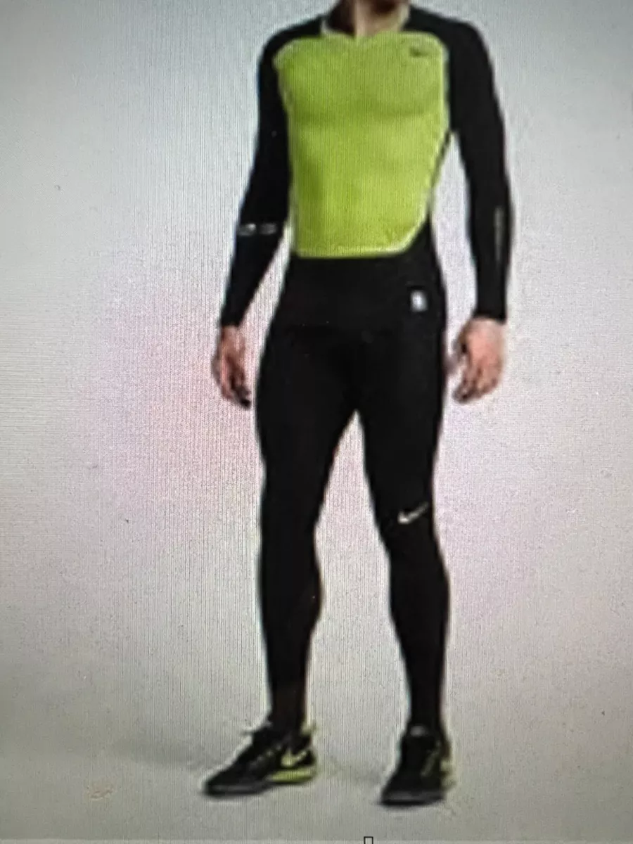 NIKE PRO COMBAT Black Recovery Hypertight Compression Tights Men's