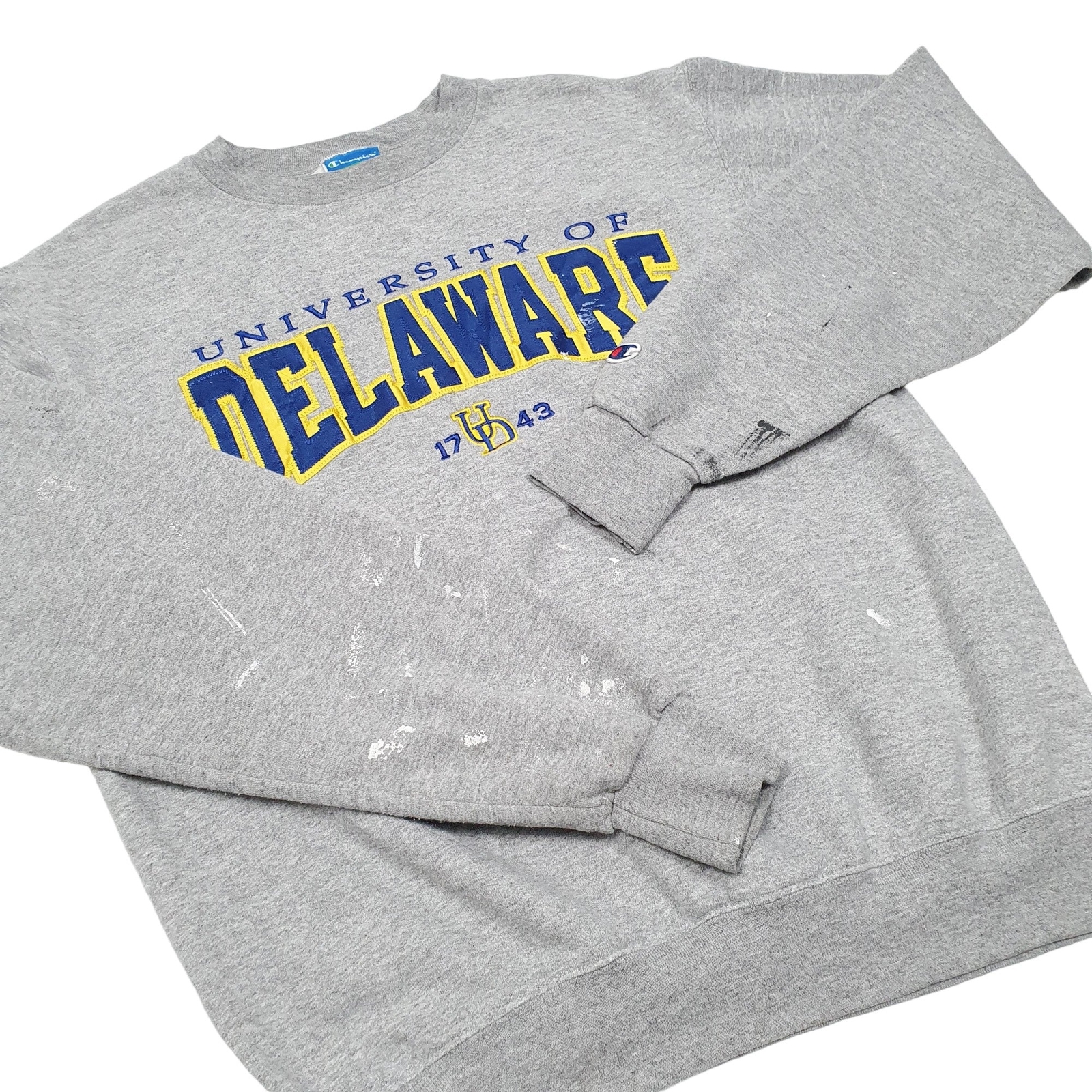 CHAMPION Crewneck University of Delaware Jumper Sweatshirt Mens S image 4