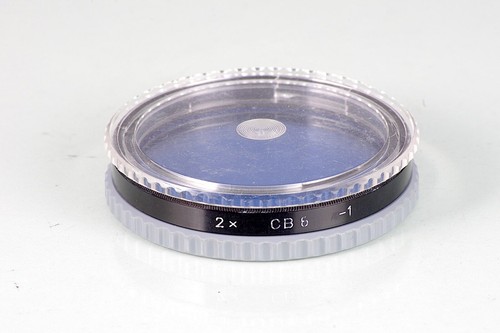 FILTRO HASSELBLAD ORIGINAL 2x CB6 -1 COLOR B50 50 FILTER MINT CONDITION BLUE - Picture 2 of 2