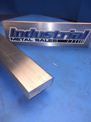6061 T6 Aluminum Flat Bar 1'' x 2'' x 12''-Long- 1'' x 2'' 6061 MILL STOCK