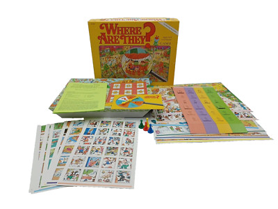 Where Are They? Game The Game of Seek and Find University Games 1991 Complete