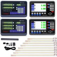 2/3Axis Digital Readout LCD DRO Display 5µm Linear Scale 4''-40'' for Lathe Mill