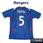 RANGERS 2006-07  HOME FOOTBALL SHIRT MEDIUM ADULT (V GOOD) PAPAC No5