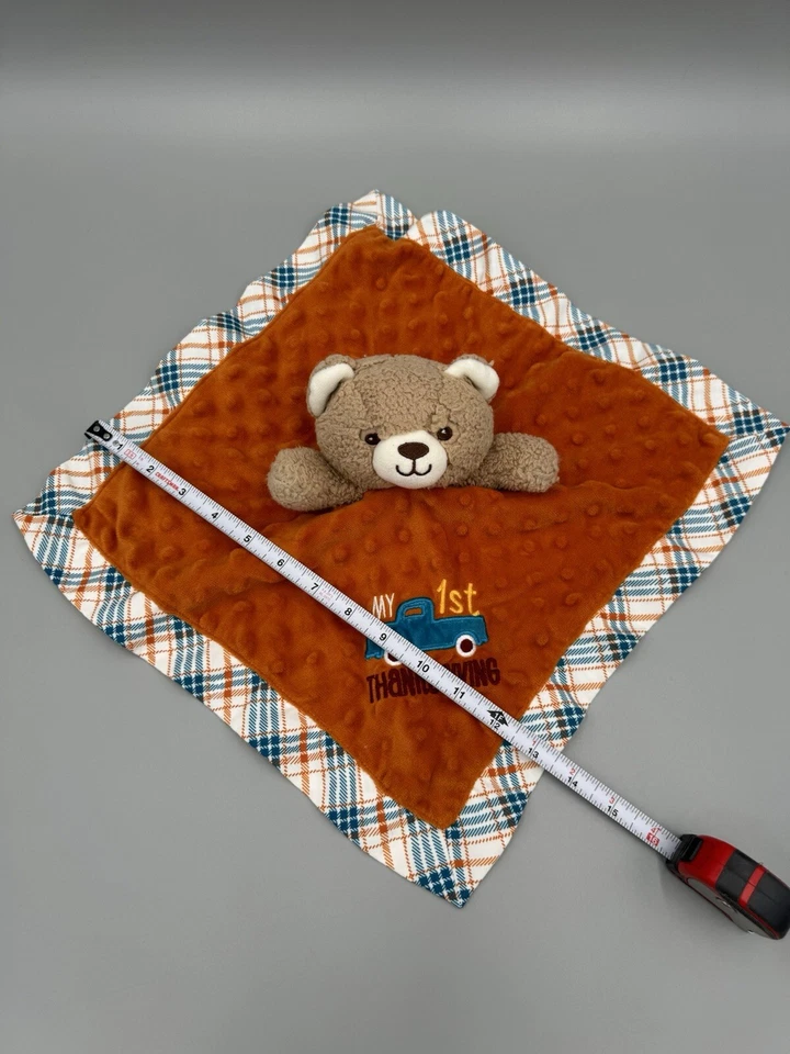 Одеяло для безопасности грузовика Baby Starters My 1st Thanksgiving Teddy Bear Lovey - Изображение 3 из 4