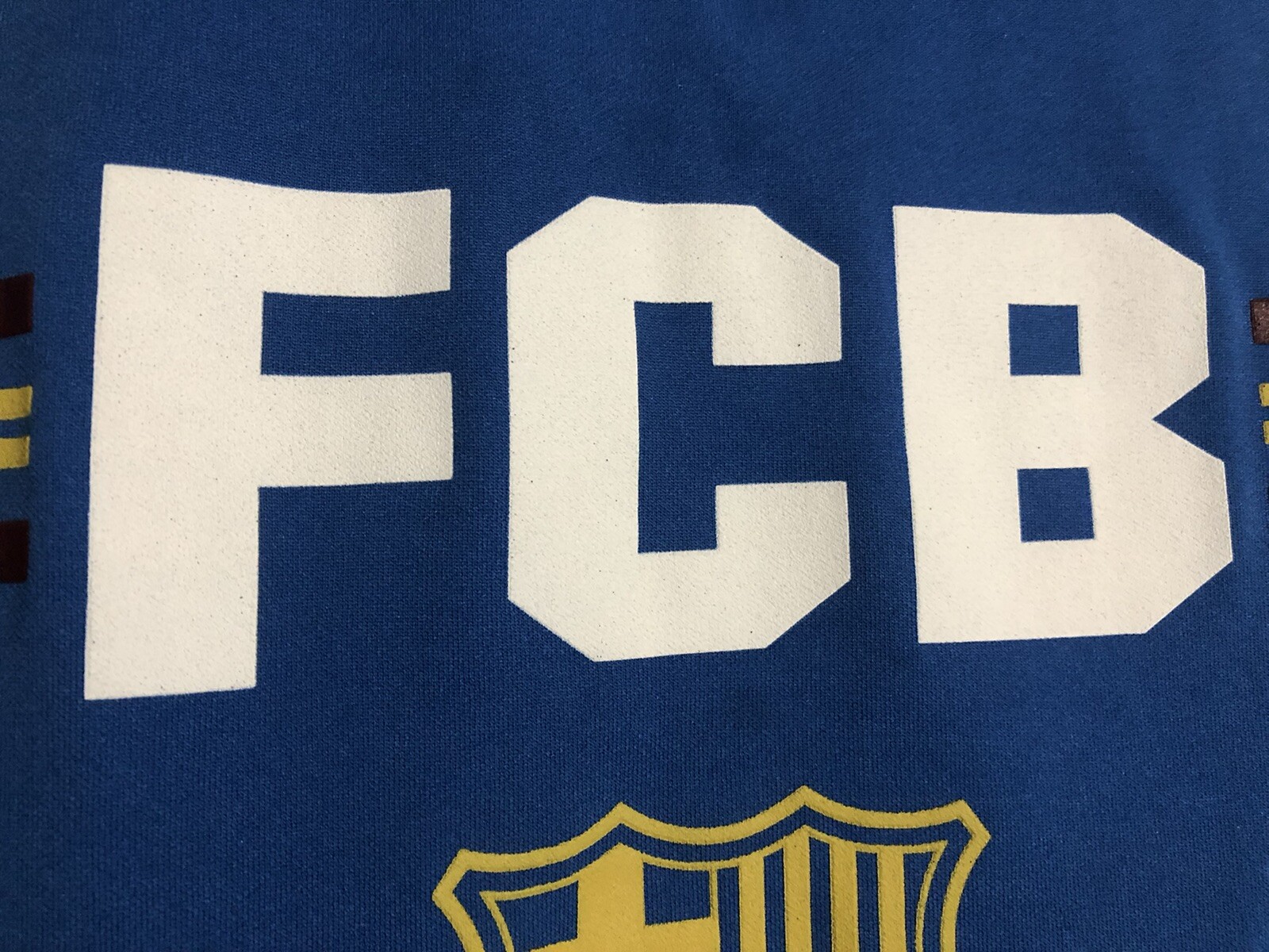 FCB FC BARCELONA Official Merch Blue SOCCER TSHIRT A… Gem
