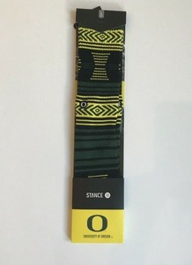 STANCE-University-Oregon-Ducks-Athletic-Socks-034-Mazed-Oregon-2-034-Size-Large-NWT