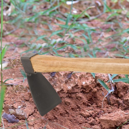 Manual Vegetable Farming Tool Digging Soil Hoe Garden Hand Tool