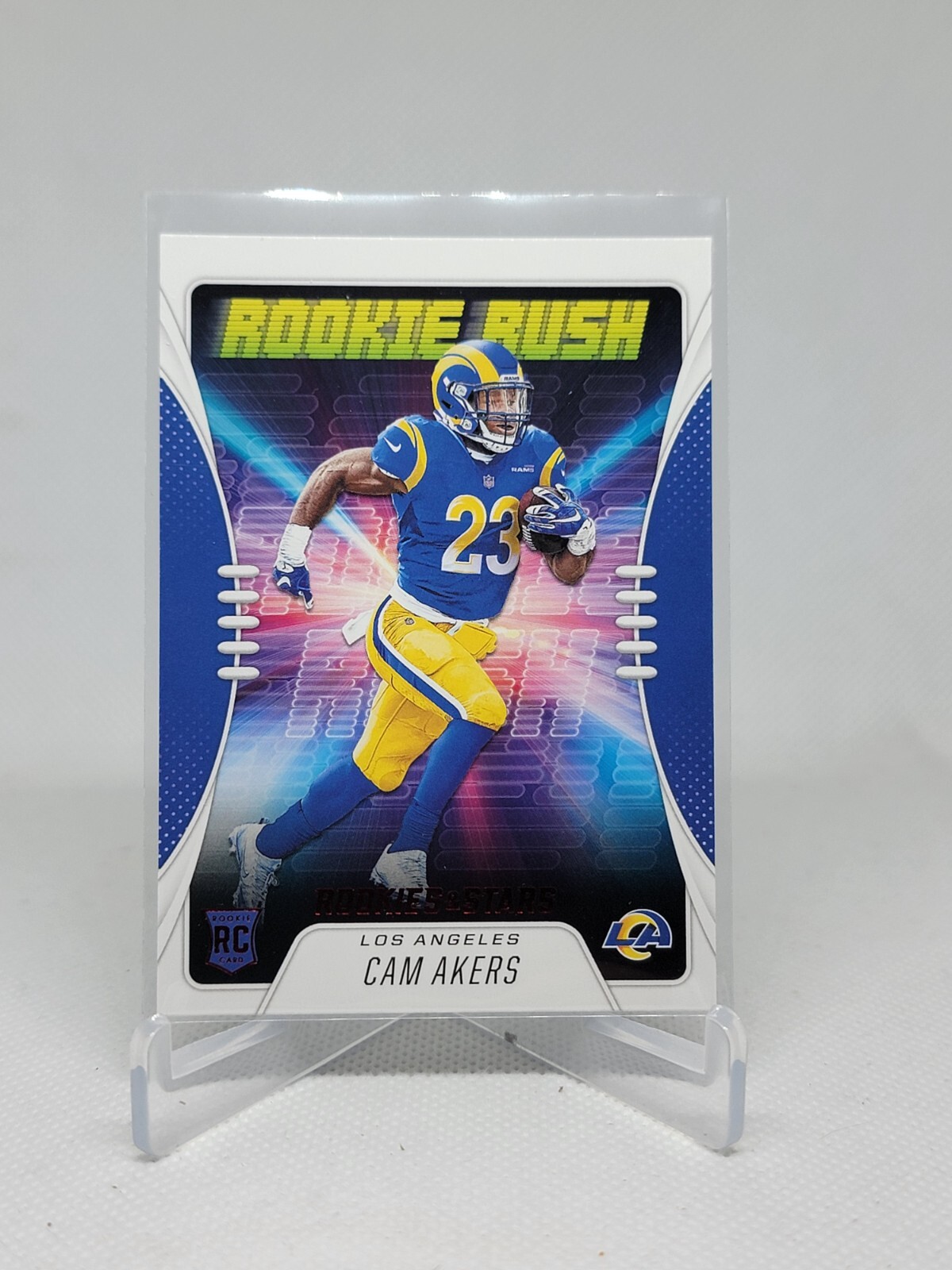 Cam Akers 2020 Panini Rookies & Stars Football Rookie Rush RC #RR-16 LA Rams C7C