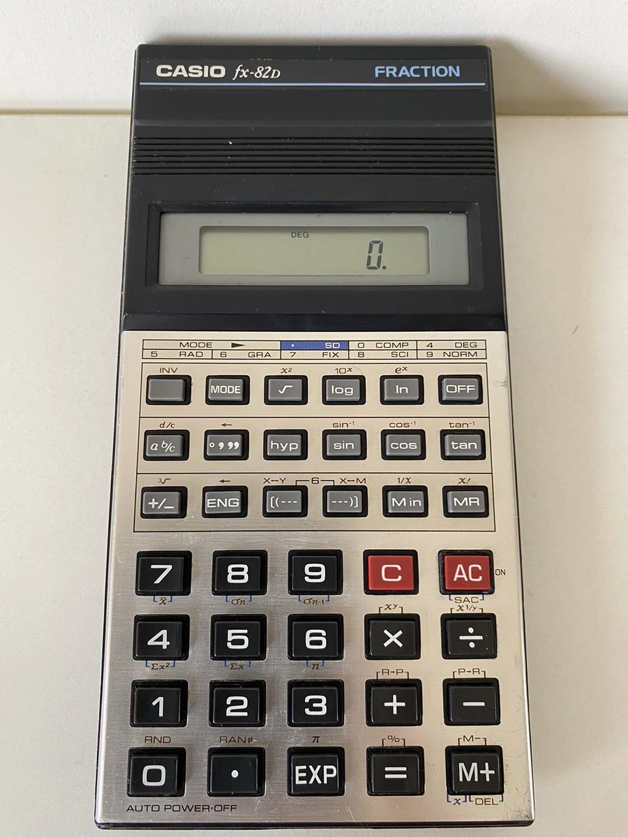 Casio fraction calculator new arrivals