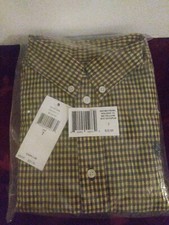 Chaps Boys Dress shirt Yellow/Blue Plaid Size 7