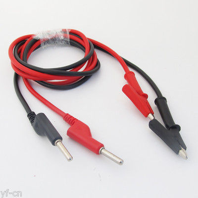 IGNPION 5pcs 4mm Câble De Test En Silicone Souple Banane à Fiche Banane - Foto 11