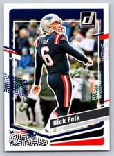 2023 Donruss #208 Nick Folk New England Patriots