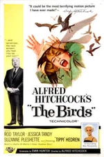 1963 THE BIRDS VINTAGE HITCHCOCK MOVIE POSTER PRINT STYLE A 36x24 9MIL PAPER