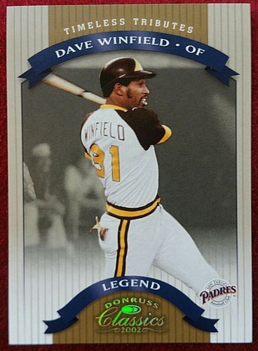2001 2002 Donruss Classics Significant Signatures Timeless Tributes Winfield - Picture 52 of 53