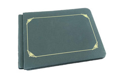 Creative Memories 5 x 7 Black with Gold Foil Trim Scrapbook Album