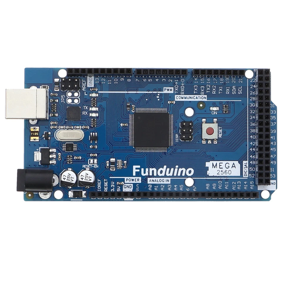 Funduino MEGA 2560 R3 Mikrocontroller - Arduino kompatibel  - Bild 3 von 4
