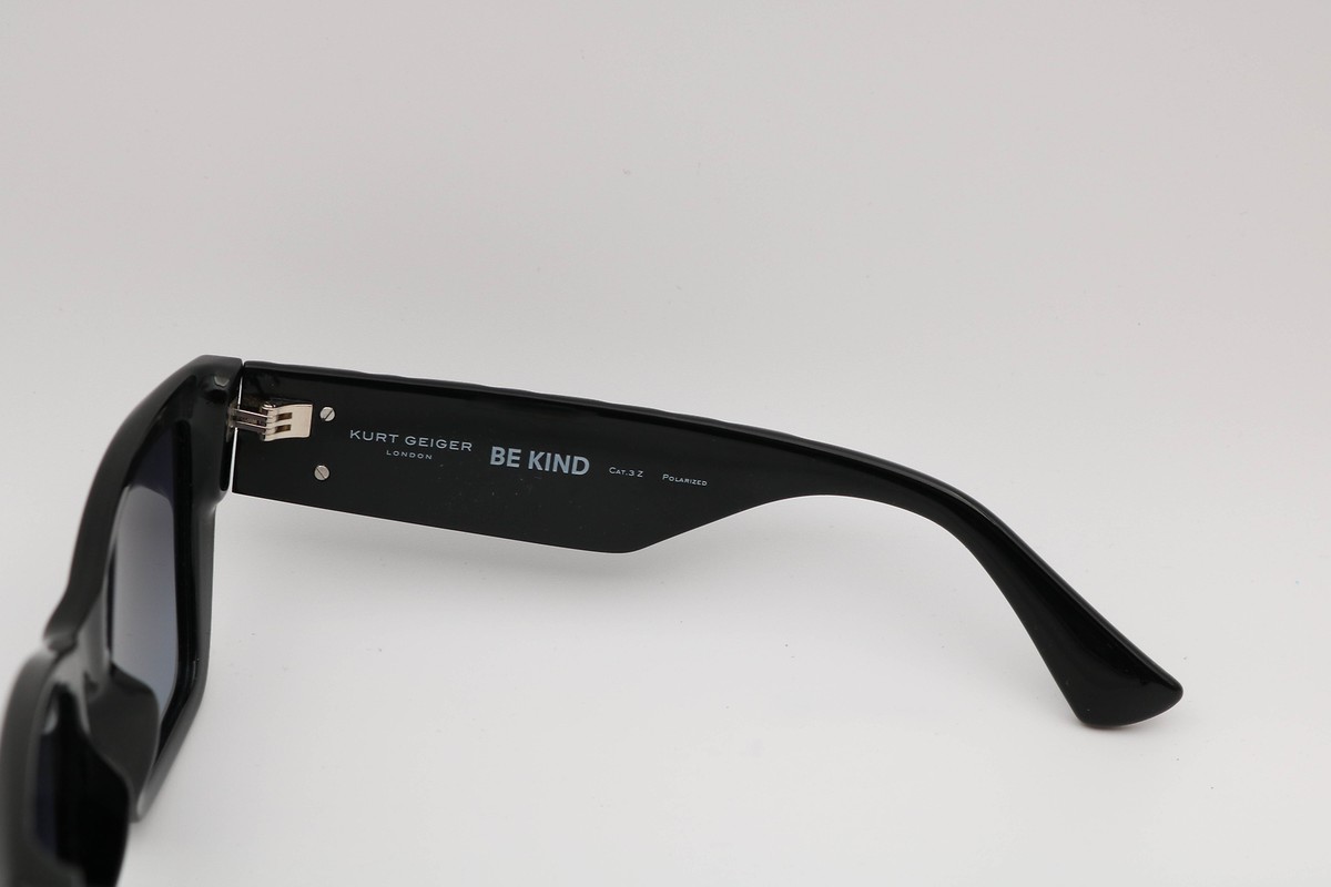 Kurt Geiger Kensington Black Square Kgl1010 0330 Polarized 