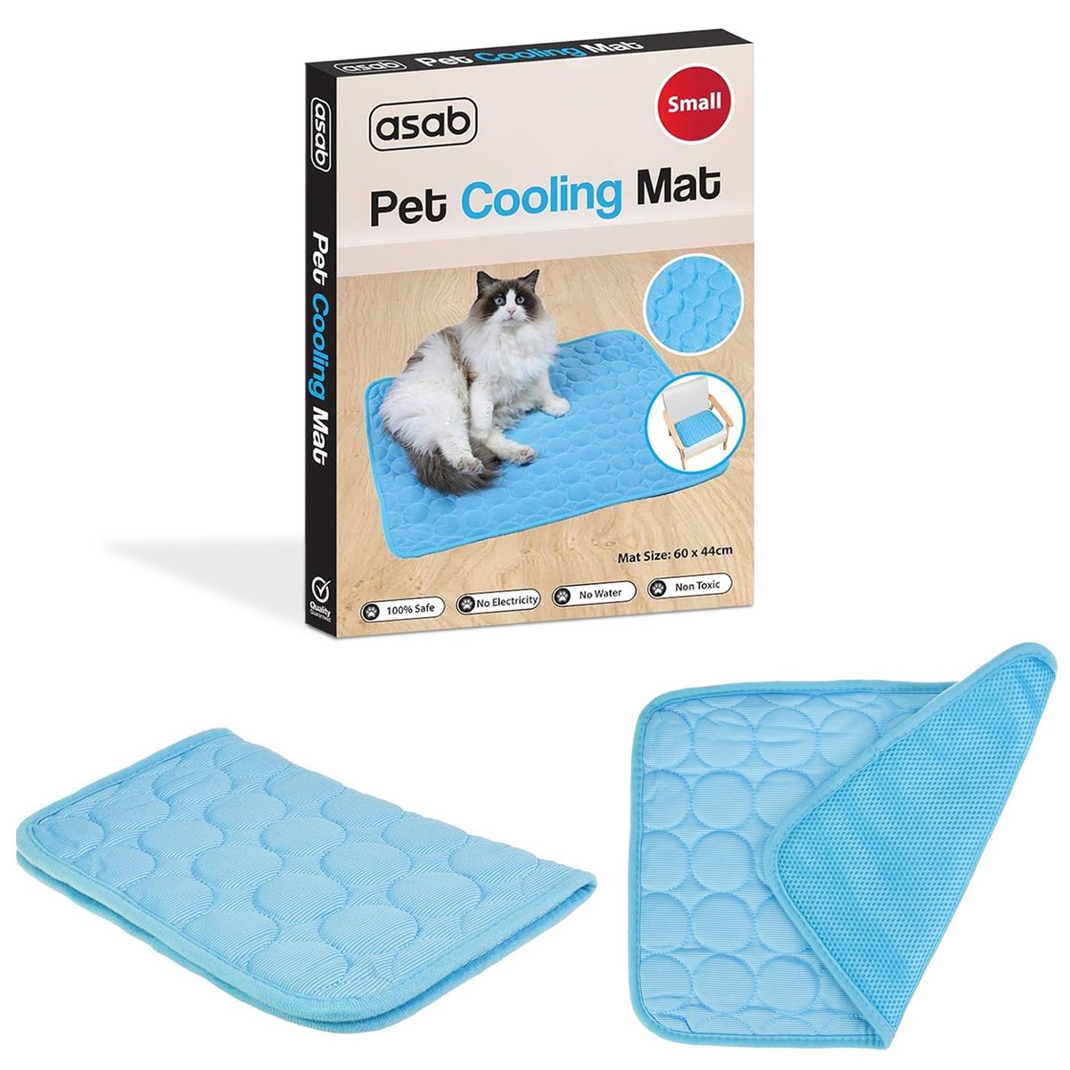 Large Self Cooling Gel Mat Pet Gel Pad Pillow Dogs Cats Relief Cool Mattress