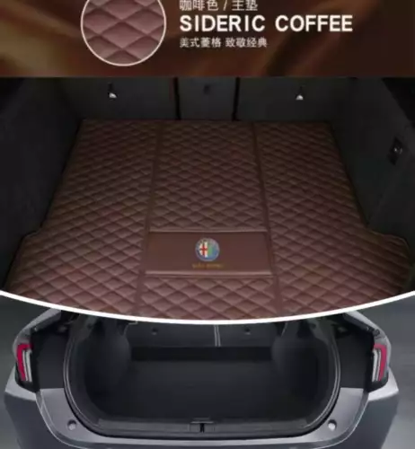 For Alfa Romeo Giulia Stelvio Car Trunk Mats Floor Mats Custom Carpet Waterproof - Picture 1 of 25