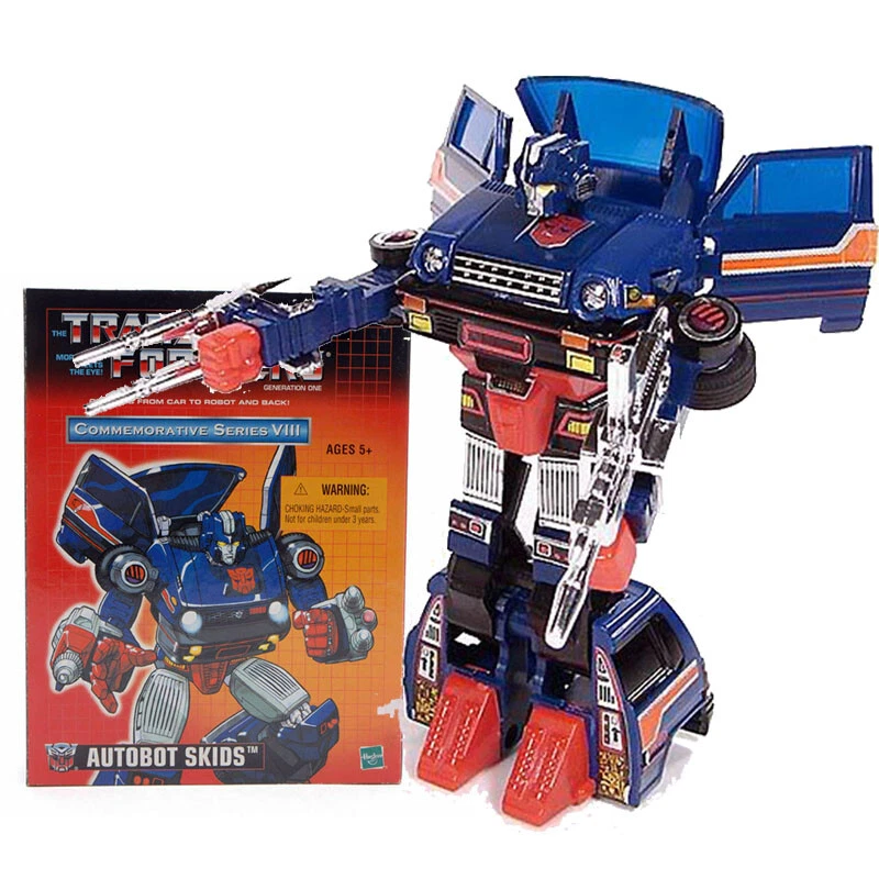 Transformers Commemorative Series VIII G1 Autobot Skids Vintage Figure Hasbro