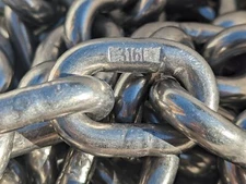 Suncor S0602-0010 316L NACM 3/8" X 12' Polished 316 Stainless Steel Anchor Chain