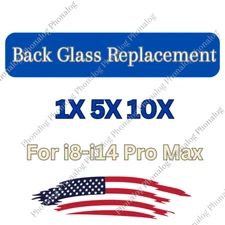 Lot Back Glass Replacement Rear Cover Big Hole For iPhone 14 13 12 11 XR XS 8 7