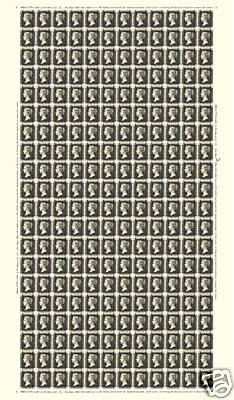 1840 GB ONE PENNY BLACK 'FULL-SHEET' REPRODUCTION - Image 1 of 2