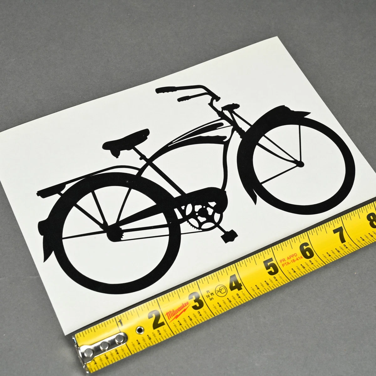 Plaque d'immatriculation de vélo vintage des années 1950