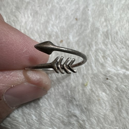 Anillo flecha de Plata vieja