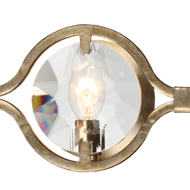 Tocador Crystorama Lighting Group QUI-7623 Quincy 3 luces 25" W - envejecido Foto 3 de 4