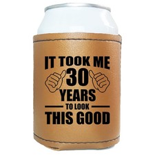 30th Birthday Decorations for Men Turning 30, Funny Can Cooler Sleeve for 30 ...