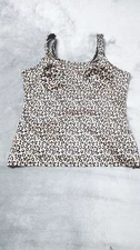 Ruby Ribbon Women's Size 42 Leopard print Cami Top Shapewear