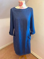Roman denim jersey stretch tunic dress size 18