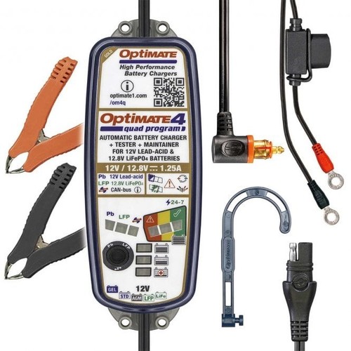 Optimate Battery Charger - Optimate 4 Quad Premium (BMW/Triumph CAN-BUS PACK) - Picture 3 of 5
