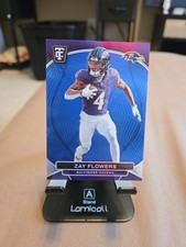 2024 Panini Totally Certified - Zay Flowers #9 Mirror Platinum Blue /149 SP NFL
