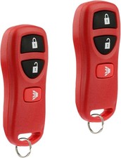 Key Fob Keyless Entry Remote fits Frontier Armada Murano Pathfinder 2-Pack Red