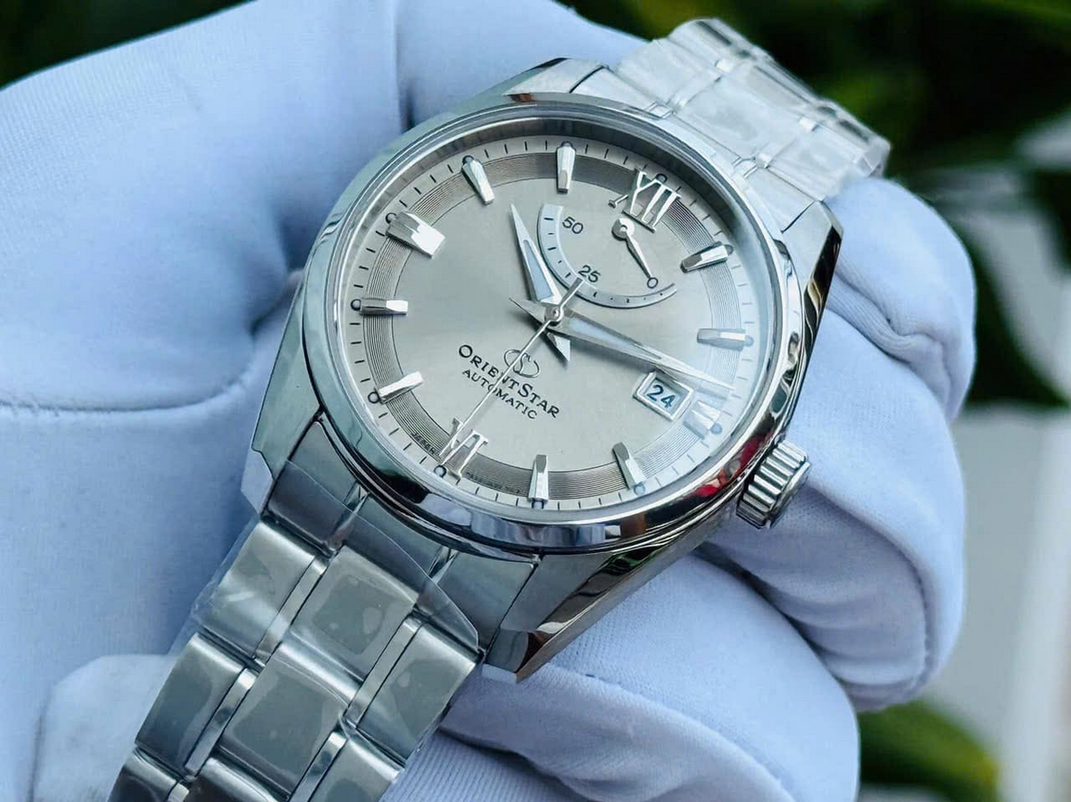 Orient Star Sapphire Crystal Automatic Gray Dial Men's Watch RK