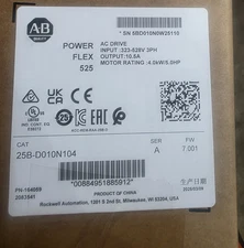 Allen-Bradley 25B-D010N104 Powerflex 525 5hp Drive