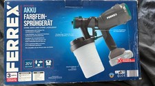 Ferrex Aldi Akku 20V Akku Spritzgerät Farb-Sprühgerät Farbspritzpistole