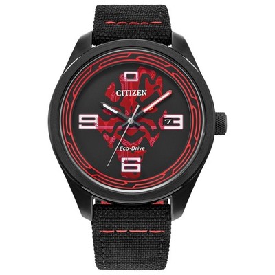 Citizen Men's Star Wars Parks Date Window Black Eco-Drive Watch 42MM AW5006-01W