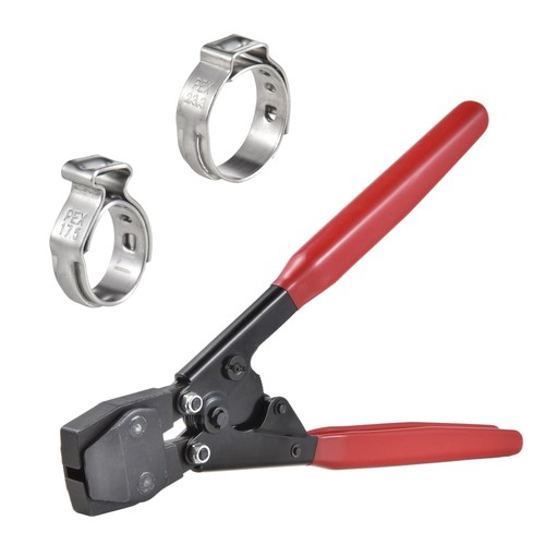 Pex Crimping Clamp Cinch Tool Kit 20PCS 1/2" 20Pcs 3/4" Clamps & Pipe Cutter
