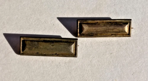 WW1 US Army Military 2nd Lt. Lieutenant Rank Bars  Coffin Pin Set