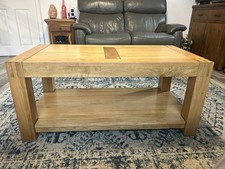 Alto Solid Oak furniture land coffee table 106 x 54cm height 48cm